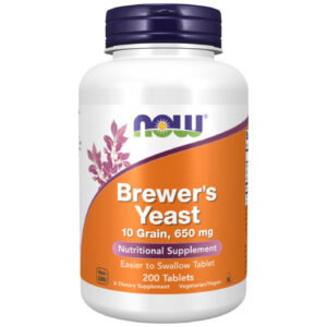 NOW Foods - Brewer's Yeast 650 mg / 200 Таблетки
