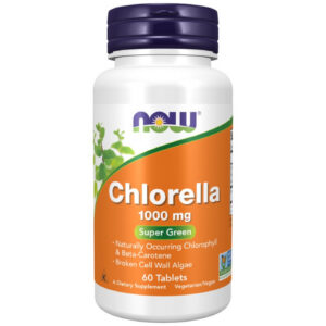 NOW Foods - Chlorella 1000 mg (20 дози) / 60 Таблетки