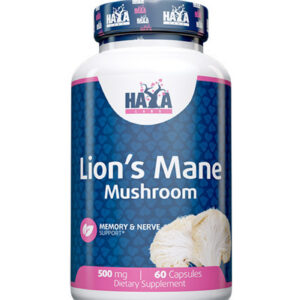 HAYA LABS Lion's Mane Mushroom 500 mg / 60 Caps
