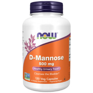 NOW Foods - D-Mannose 500 mg (40 дози) / 120 капсули