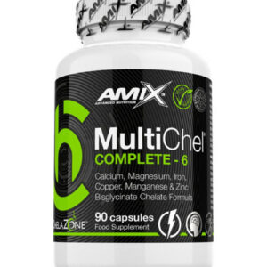 AMIX ChelaZone® MultiChel® Complete 6 Bisglycinate Chelate / 90 Vcaps