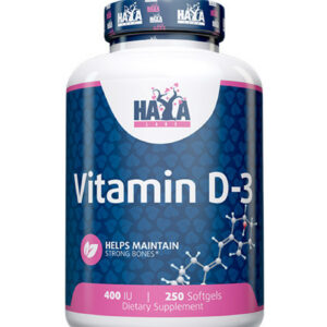 HAYA LABS Vitamin D3 / 400 IU / 250 Softgels / 250g