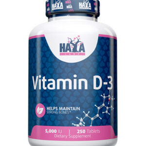 HAYA LABS Vitamin D3 / 5000 IU / 250 Tabs