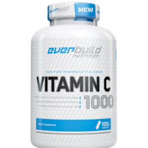 EVERBUILD - Vitamin C 1000 mg with Rose Hips / 100 tabs (100 дози)