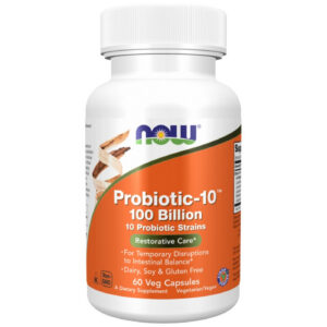 NOW Foods - Probiotic-10 100 Billion (60 дози) / 60 капсули