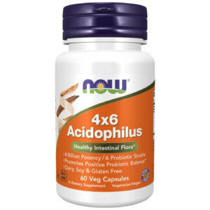 NOW Foods - Acidophilus 4x6 / 60 капсули