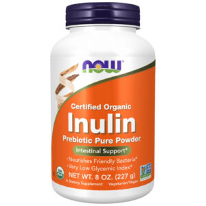 NOW Foods - Inulin Powder Pure FOS (57 дози) / 227 грама