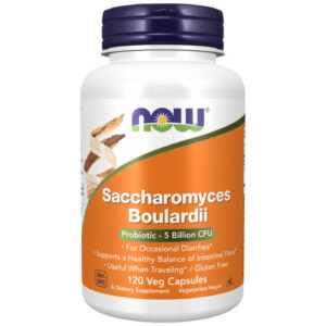 NOW Foods - Saccharomyces Boulardii (60 дози) / 120 капсули