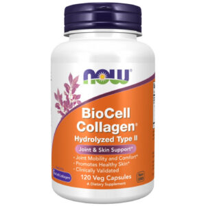 NOW Foods - BioCell Collagen / Hydrolyzed Type II (60 дози) / 120 капсули