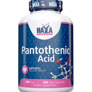 HAYA LABS Pantothenic Acid 500 mg / 100 Vcaps