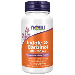 NOW Foods - Indole-3-Carbinol (I3C) 200 mg / 60 капсули