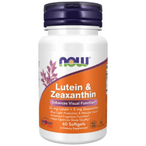 NOW Foods - Lutein & Zeaxanthin (60 дози) / 60 Гел капсули
