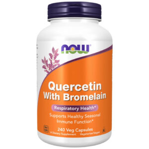 NOW Foods - Quercetin with Bromelain (120 дози) / 240 капсули