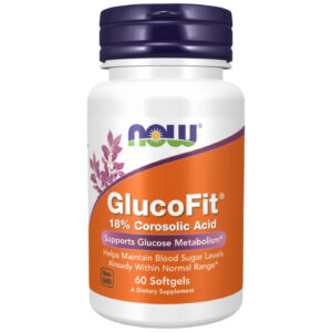 NOW Foods - GlucoFit® | Banaba Leaf Extract (60 дози) / 60 Гел капсули