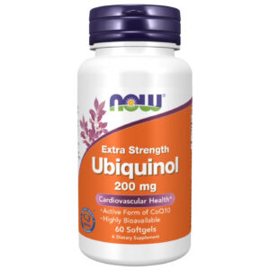 NOW Foods - Ubiquinol 200 mg | Extra Strength (60 дози) / 60 Гел капсули