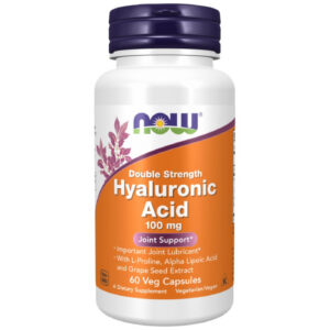 NOW Foods - Hyaluronic Acid 100 mg (60 дози) / 60 капсули
