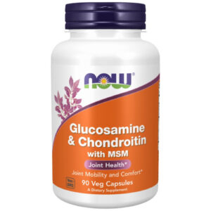 NOW Foods - Glucosamine & Chondroitin + MSM (30 дози) / 90 капсули