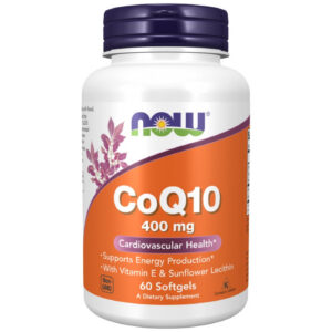 NOW Foods - CoQ10 400 mg (60 дози) / 60 Гел капсули