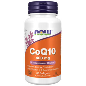 NOW Foods - CoQ10 400 mg (30 дози) / 30 Гел капсули
