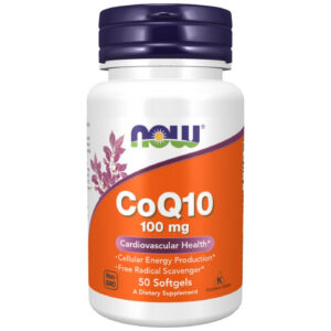 NOW Foods - CoQ10 100 mg (50 дози) / 50 Гел капсули