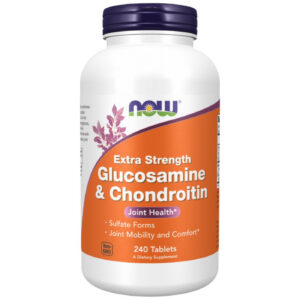 NOW Foods - Glucosamine & Chondroitin / Extra Strength (120 дози) / 240 Таблетки