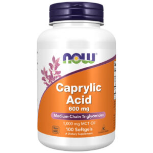 NOW Foods - Caprylic Acid 600 mg (100 дози) / 100 Гел капсули