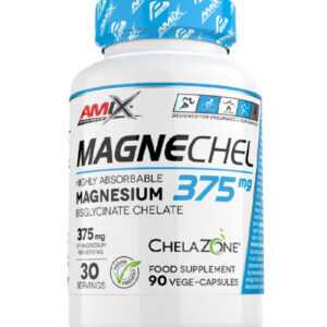 AMIX MagneChel / Magnesium Bisglycinate Chelate 90 Vcaps / 80g