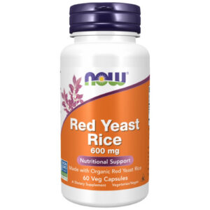 NOW Foods - Red Yeast Rice 600 mg (30 дози) / 60 капсули
