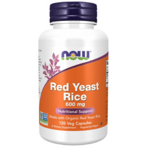 NOW Foods - Red Yeast Rice 600 mg (60 дози) / 120 капсули