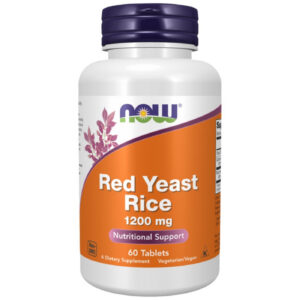 NOW Foods - Red Yeast Rice 1200 mg | Concentrated 10:1 Extract (60 дози) / 60 Таблетки