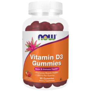 NOW Foods - Vitamin D3 Gummies 1000 IU (90 дози) / 90 желирани бонбони