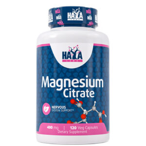 HAYA LABS Magnesium Citrate 400 mg / 120 Vcaps