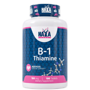 HAYA LABS Vitamin B-1 / Thiamine / 100 mg / 100 Tabs
