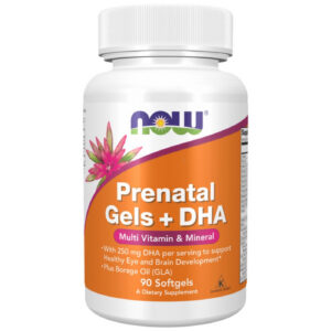 NOW Foods - Prenatal + DHA (30 дози) / 90 Гел капсули
