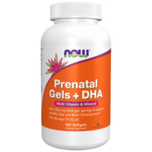 NOW Foods - Prenatal + DHA (60 дози) / 180 Гел капсули