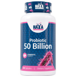 HAYA LABS - Probiotic 50 Billion / Symbiotic Complex / 30 Caps