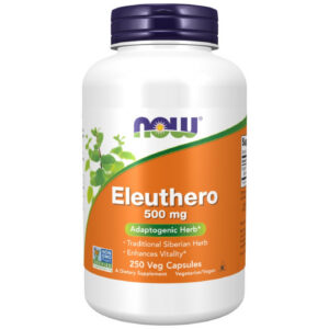 NOW Foods - Eleuthero 500 mg | Siberian Ginseng (250 дози) / 250 капсули