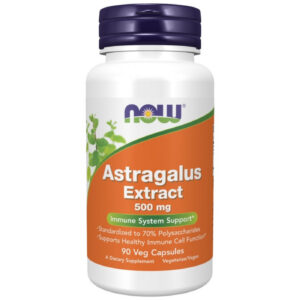 NOW Foods - Astragalus Extract 500 mg (90 дози) / 90 капсули