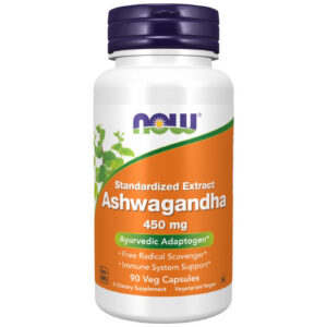 NOW Foods - Ashwagandha Extract 450 mg (90 дози) / 90 капсули