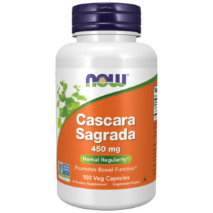 NOW Foods - Cascara Sagrada 450 mg (100 дози) / 100 капсули