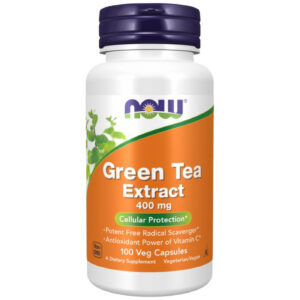 NOW Foods - Green Tea Extract 400 mg (100 дози) / 100 капсули