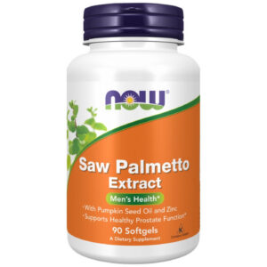 NOW Foods - Saw Palmetto Extract | with Pumpkin Seed Oil and Zinc (90 дози) / 90 Гел капсули
