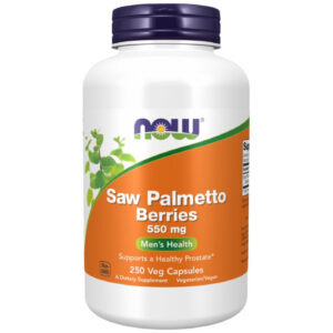 NOW Foods - Saw Palmetto Berries 550 mg (125 дози) / 250 капсули