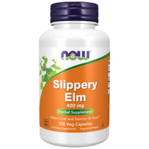 NOW Foods - Slippery Elm 400 mg (50 дози) / 100 капсули