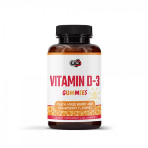 Pure Nutrition - VITAMIN D-3 1000 IU PEACH, MIXED BERRY & STRAWBERRY - 60 gummies