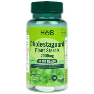 Holland And Barrett - CholestaGuard Plant Sterols 2000 mg | Cholesterol Support / 60 Таблетки, 12 дози