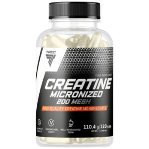 Trec Nutrition - Creatine Micronized 200 Mesh | High Quality Creatine Monohydrate Caps / 120 капсули, 20 дози