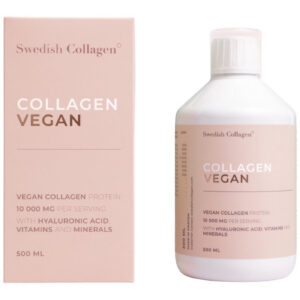 Swedish Collagen - Collagen Vegan Liquid | with Hyaluronic Acid, Vitamins and Minerals / 500 мл, 20 дози