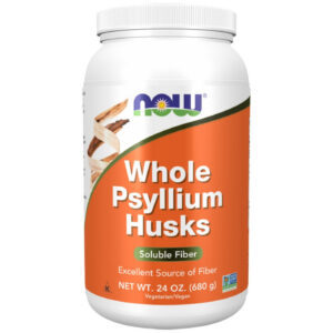NOW Foods - Whole Psyllium Husks Powder (48 дози) / 680 грама