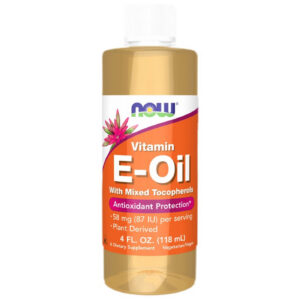 NOW Foods - Vitamin E-Oil Liquid | Mixed Tocopherols (96 дози) / 118 мл